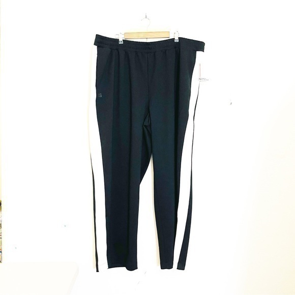 NWT Sport Illustrated Men Track Pants Size 3X Color Black/White Pockets - Picture 1 of 8
